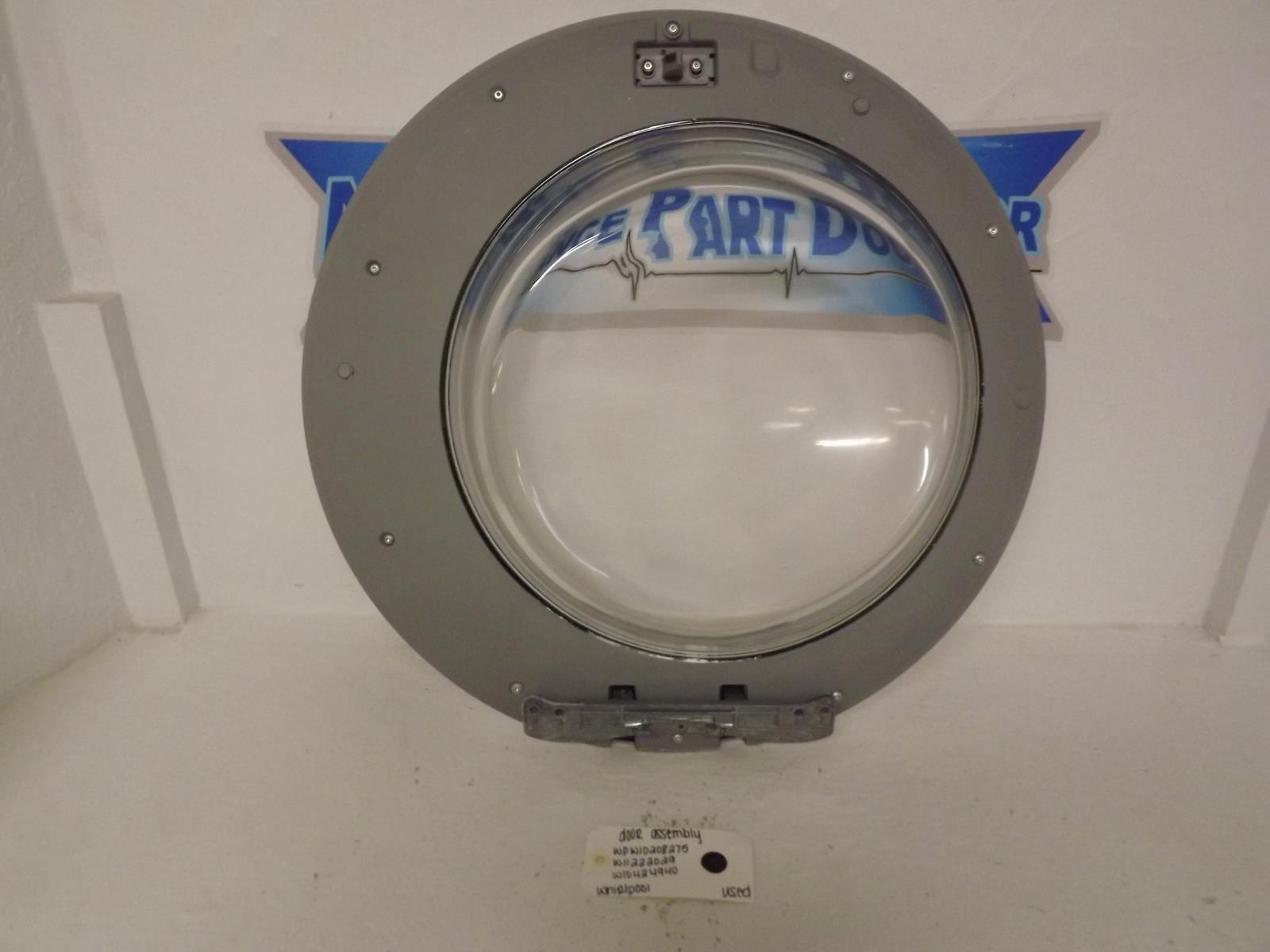 Whirlpool Washer WPW10208275 W11222029 W10424940 Door Assembly Used Whirlpool Washer WPW10208275 W11222029 W10424940 Door Assembly Used